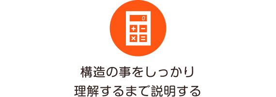 構造の事をしっかり理解するまで説明する